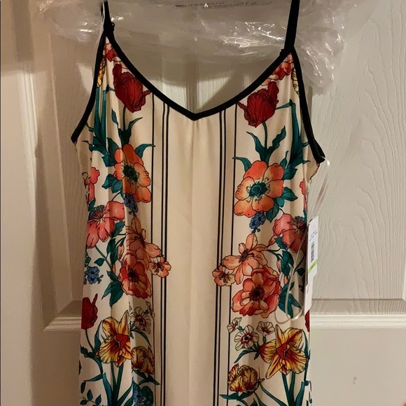 Nicole Miller Studio Ivory Floral Print Maxi Dress - Picture 3 of 5